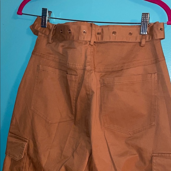 Brown cargo women pants size medium - Picture 5 of 13